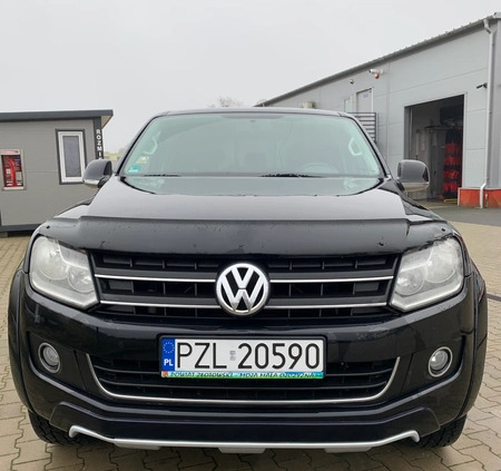 Volkswagen Amarok cena 54400 przebieg: 284000, rok produkcji 2010 z Kościan małe 37